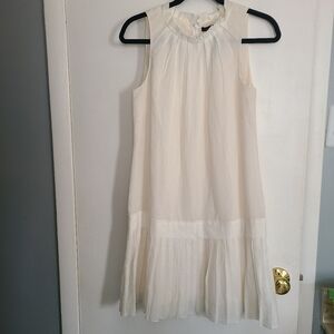 Robert Rodriguez Neutral Romantic Elegant Minimalist Wedding Ivory Dress Sz 8